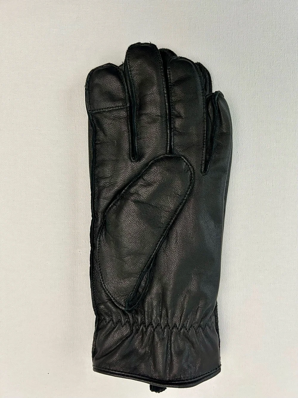 Express Black Leather Men's Gloves